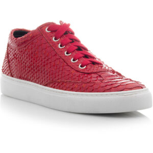 Sneaker python leather, red Size 41 OUTLET