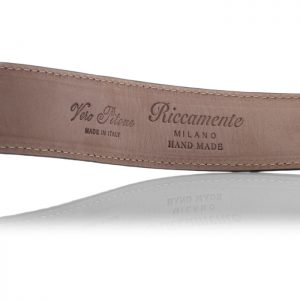 Python leren riem, blauw Riccamente OUTLET
