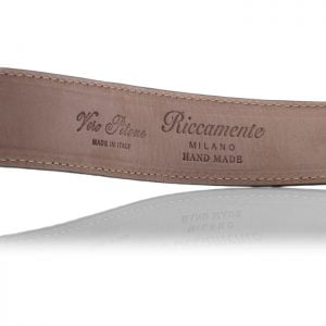 Python leren riem, grijs, blauw, oranje