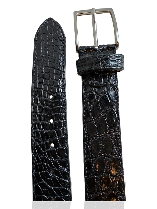 Exclusieve Riccamente Croco leren riem Venum Glossy zwart - Afbeelding 5