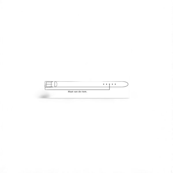 Exclusieve Italiaanse Suede leren riem, Riccamente Milano, 4 cm breed - Afbeelding 3