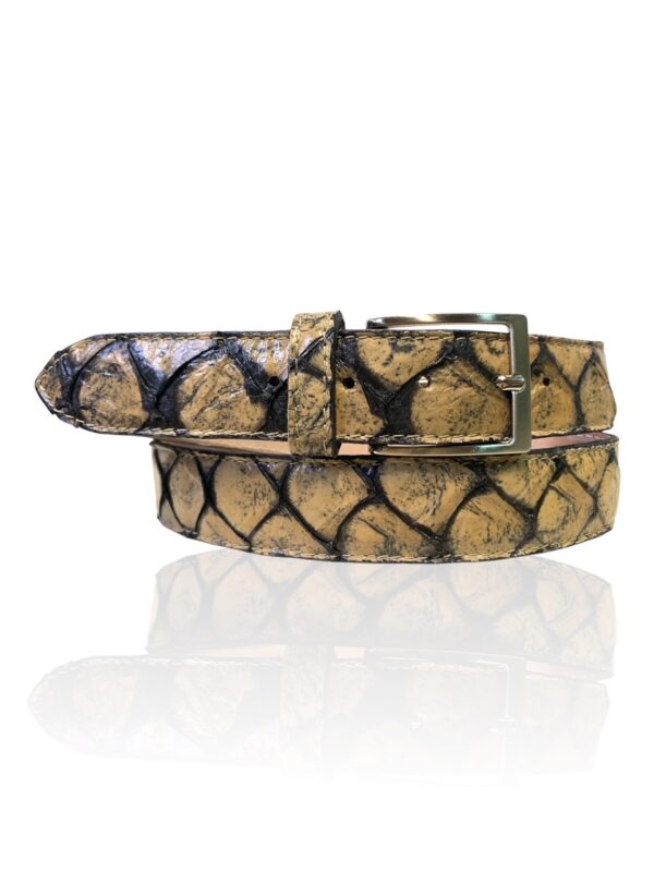 Exclusief Pirarucu fish Riccamente riem Acapulco beige