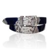 First Class Python leren Riccamente riem Belezza blauw wit