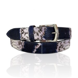 First Class Python leren Riccamente riem Belezza blauw wit