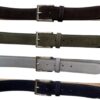 Exclusieve Italiaanse Suede leren riem, Riccamente Milano, 4 cm breed